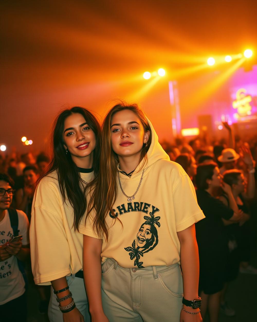 Festival crowd in Passion Antwerp streetwear